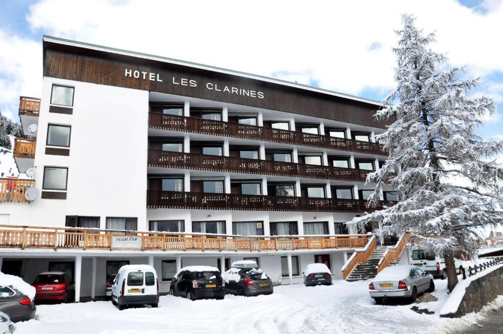 Hotel Les Clarines Les Deux Alpes Bagian luar foto