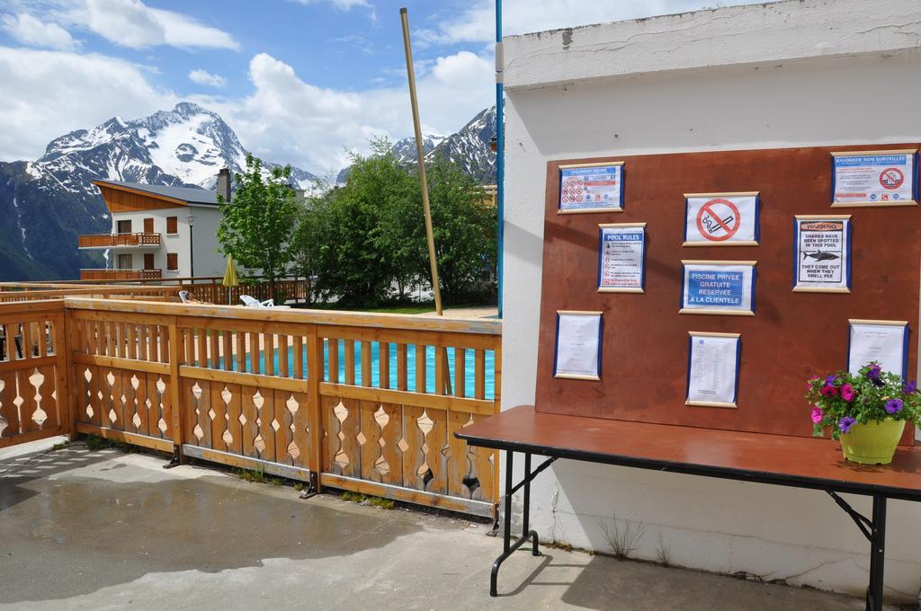 Hotel Les Clarines Les Deux Alpes Bagian luar foto